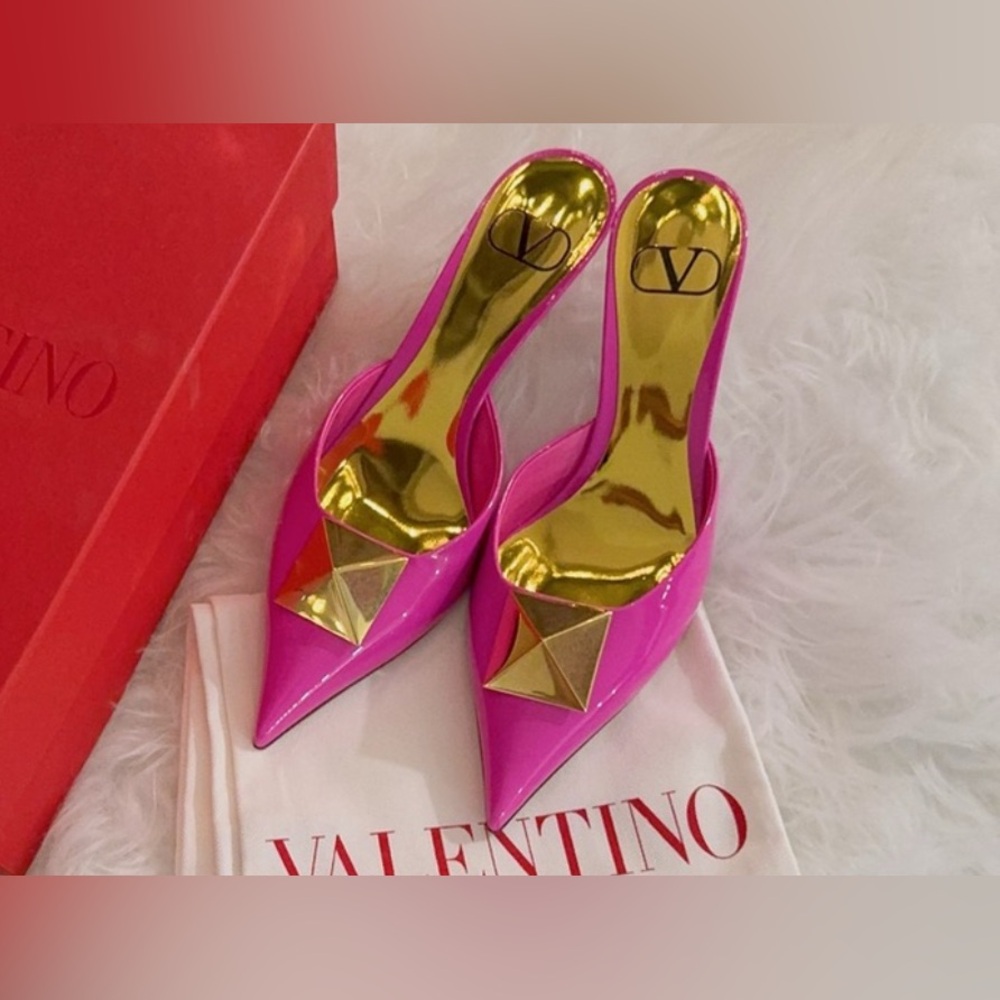 Valentino Garavani Rockstud Mule Heels